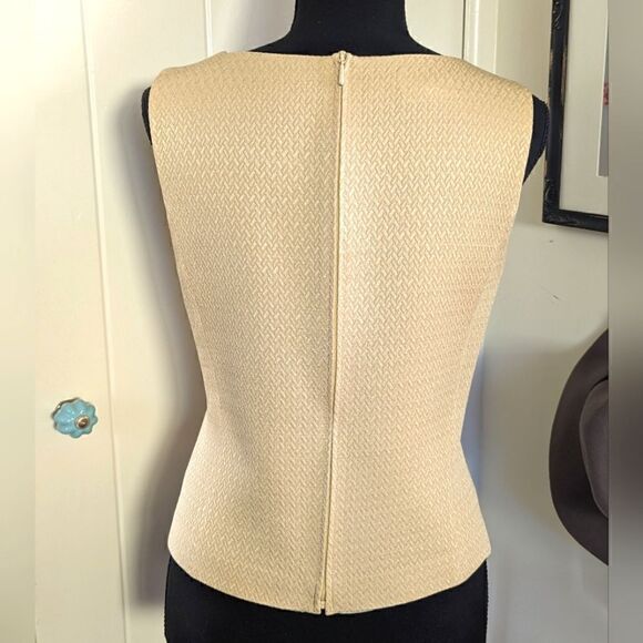 VTG MaxMara Pianoforte Wool Top 42 IT M Quiet Luxury Coastal 80s Chic Minimalist - Picture 6 of 11